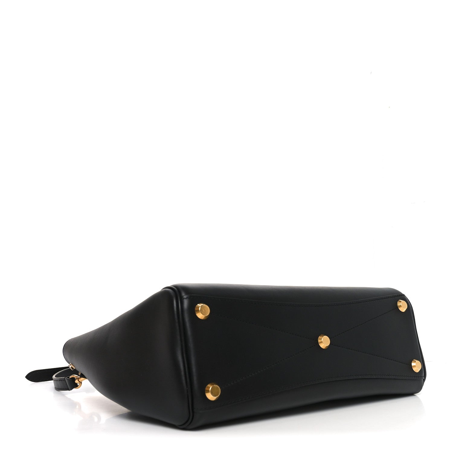 Balenciaga Smooth Calfskin Small Bel Air Carry All Bag Black 4 of 10