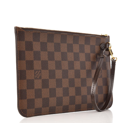 Louis Vuitton Damier Ebene Neverfull MM GM Pochette 3 of 8
