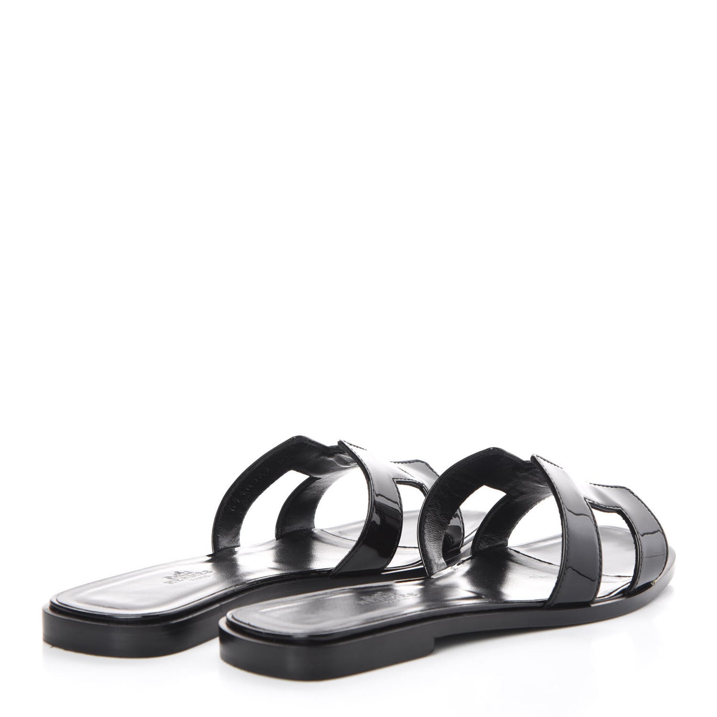 Patent Oran Sandals 37.5 Black