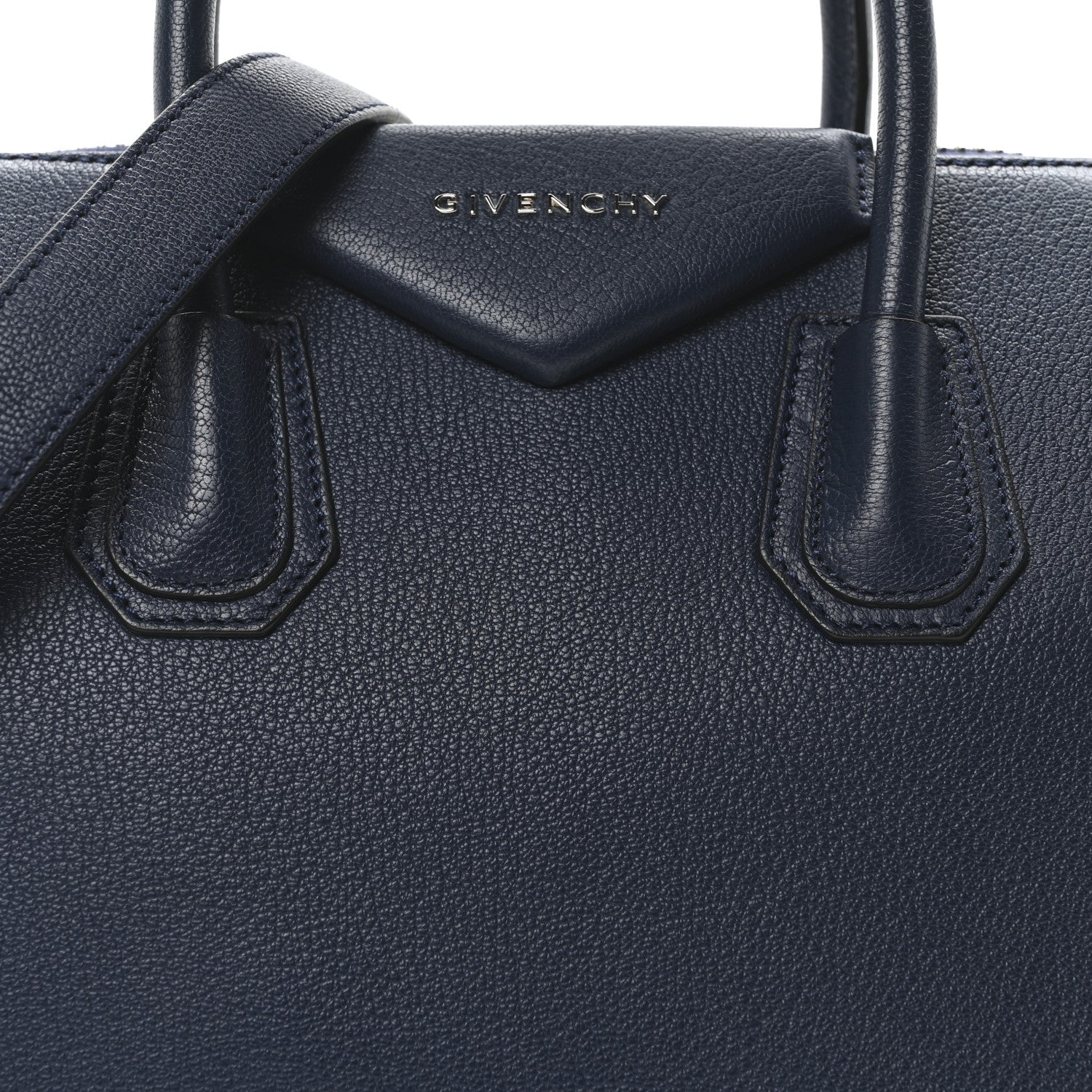 Givenchy Sugar Goatskin Small Antigona Night Blue 8 of 10