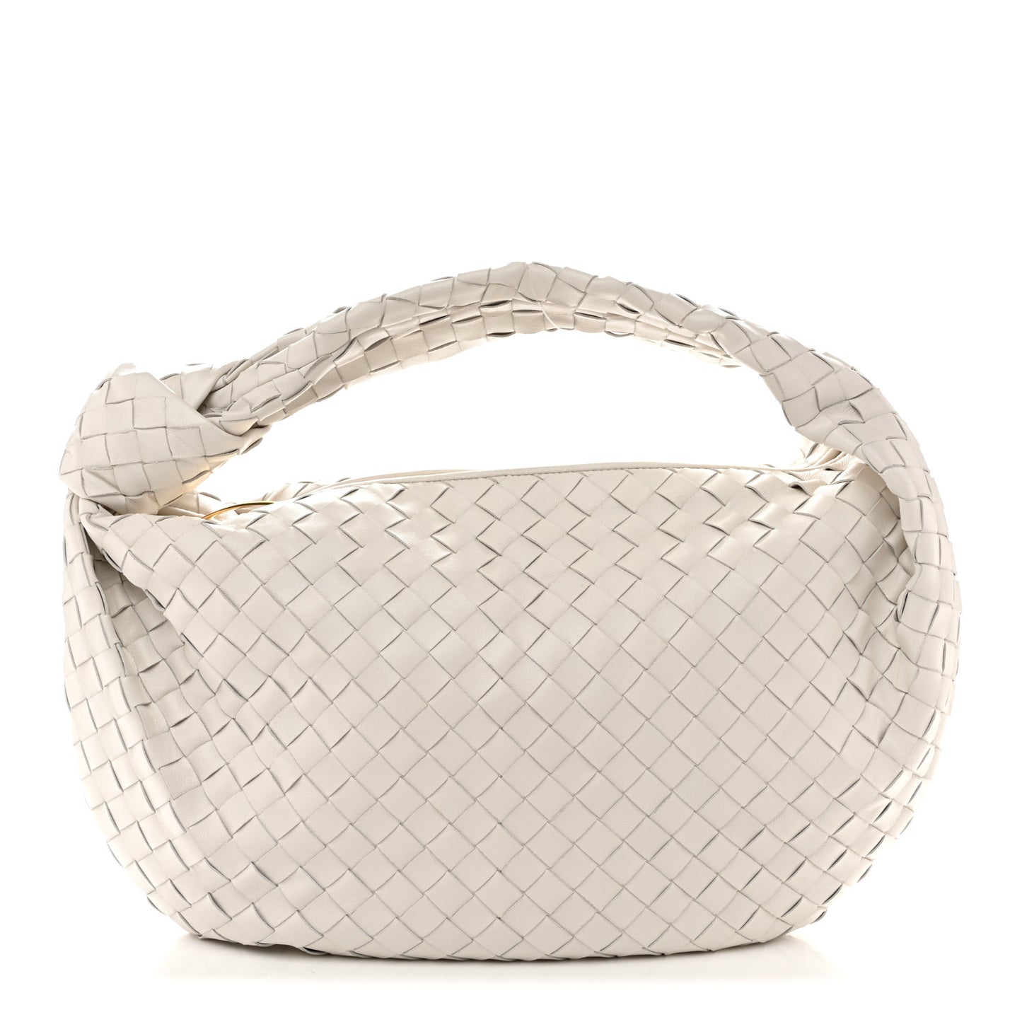 Nappa Intrecciato Small Jodie Hobo White