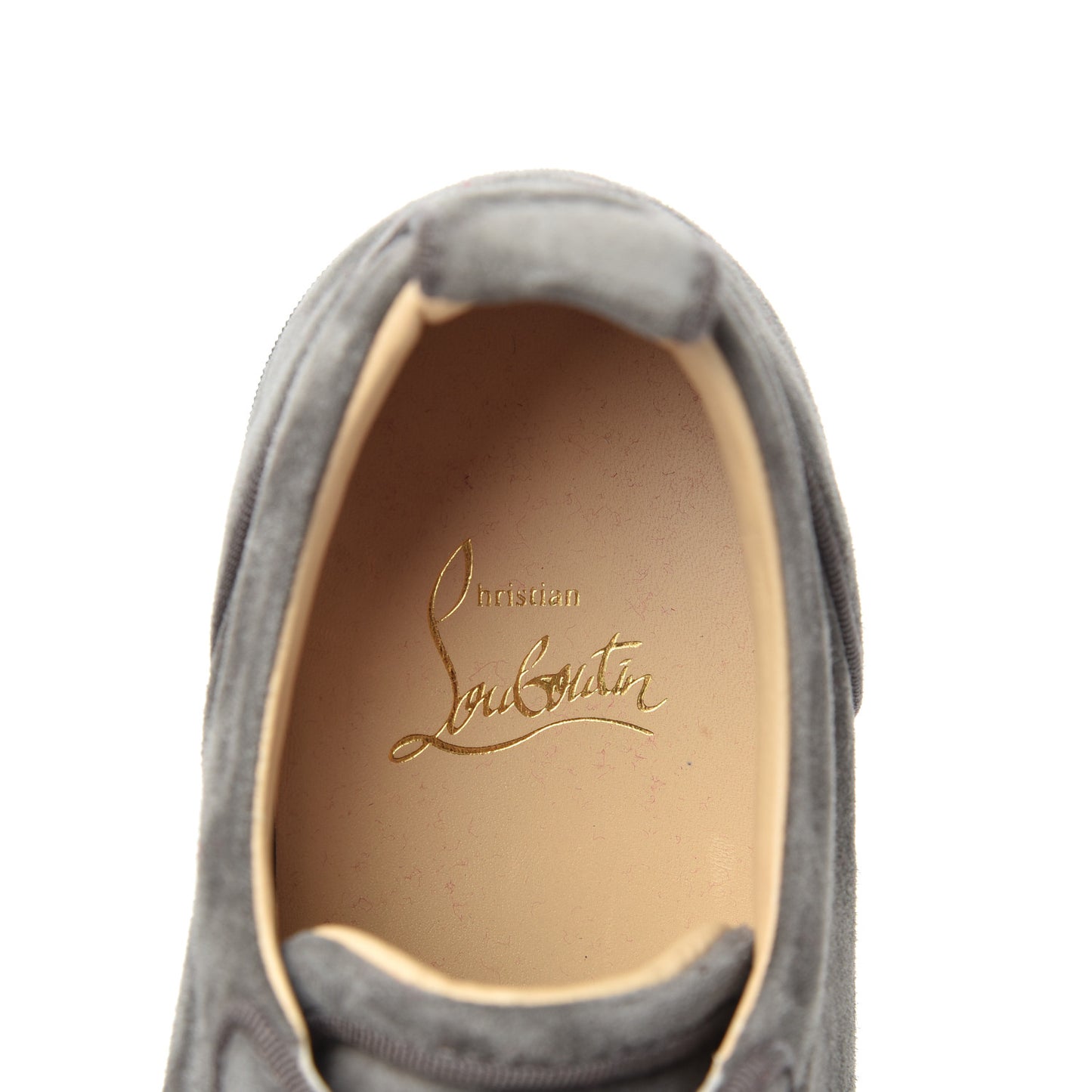 Veau Velours Mens New Lou Degra Flat Sneakers 39 Grey