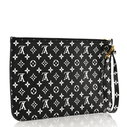 Louis Vuitton Monogram Giant Jungle Neverfull MM GM Pochette Black 3 of 6