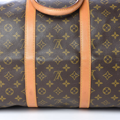 Louis Vuitton Monogram Keepall Bandouliere 55 23 of 26