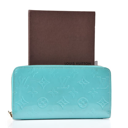 Louis Vuitton Vernis Zippy Wallet Blue Lagon 11 of 11