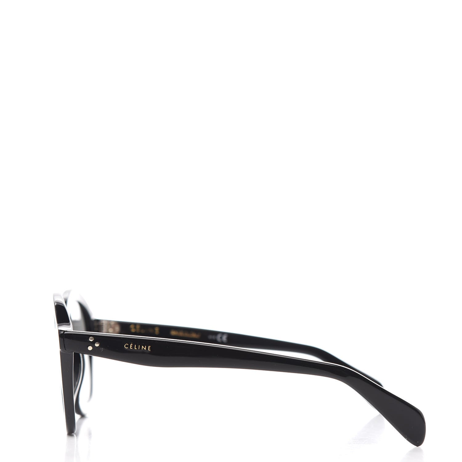 Celine Acetate Sunglasses CL 400171 Black 3 of 6