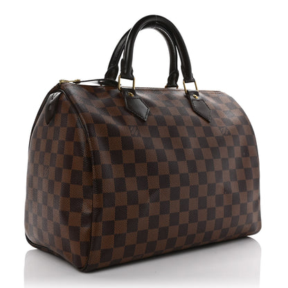 Louis Vuitton Damier Ebene Speedy 30 3 of 9