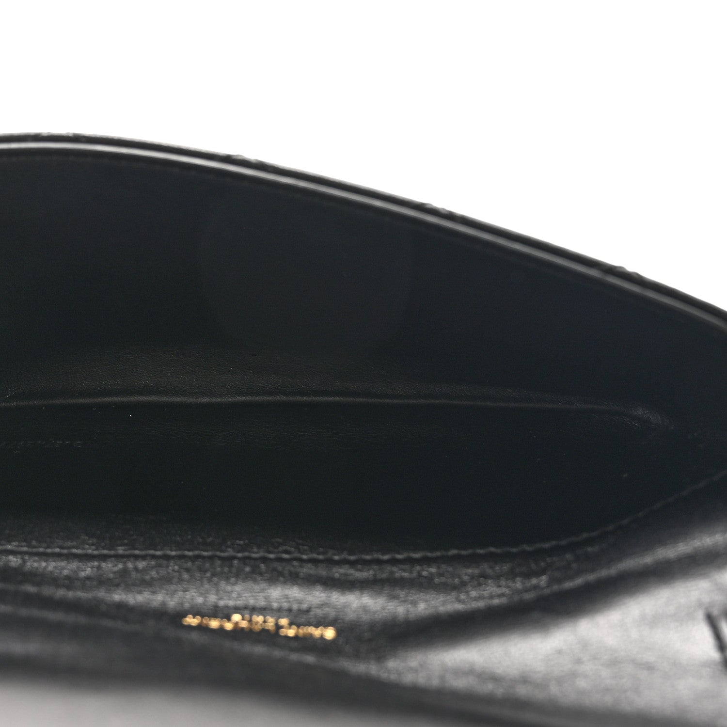 Saint Laurent Lambskin Quilted Gaby Phone Holder Crossbody Bag Black 5 of 16