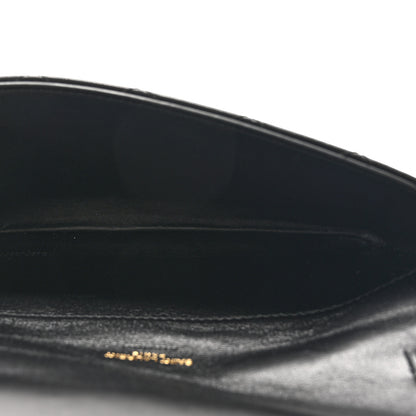 Saint Laurent Lambskin Quilted Gaby Phone Holder Crossbody Bag Black 5 of 16