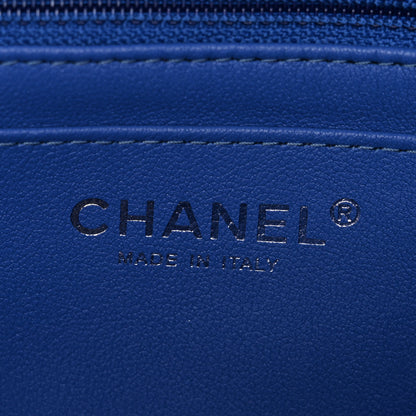 Chanel Lambskin Quilted Mini Rectangular Flap Blue 6 of 10