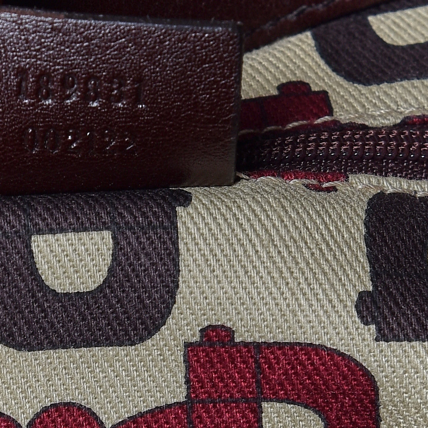 Guccissima D Ring Tote Chocolate