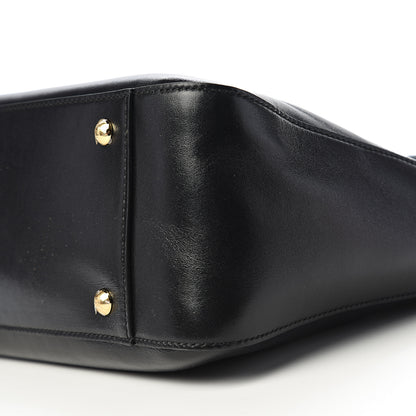Fendi Vitello Glacier Small FF Tote Black 8 of 9
