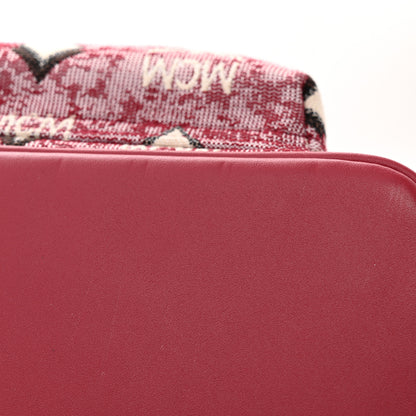 MCM Vintage Jacquard Monogram Mini Backpack Red 14 of 16