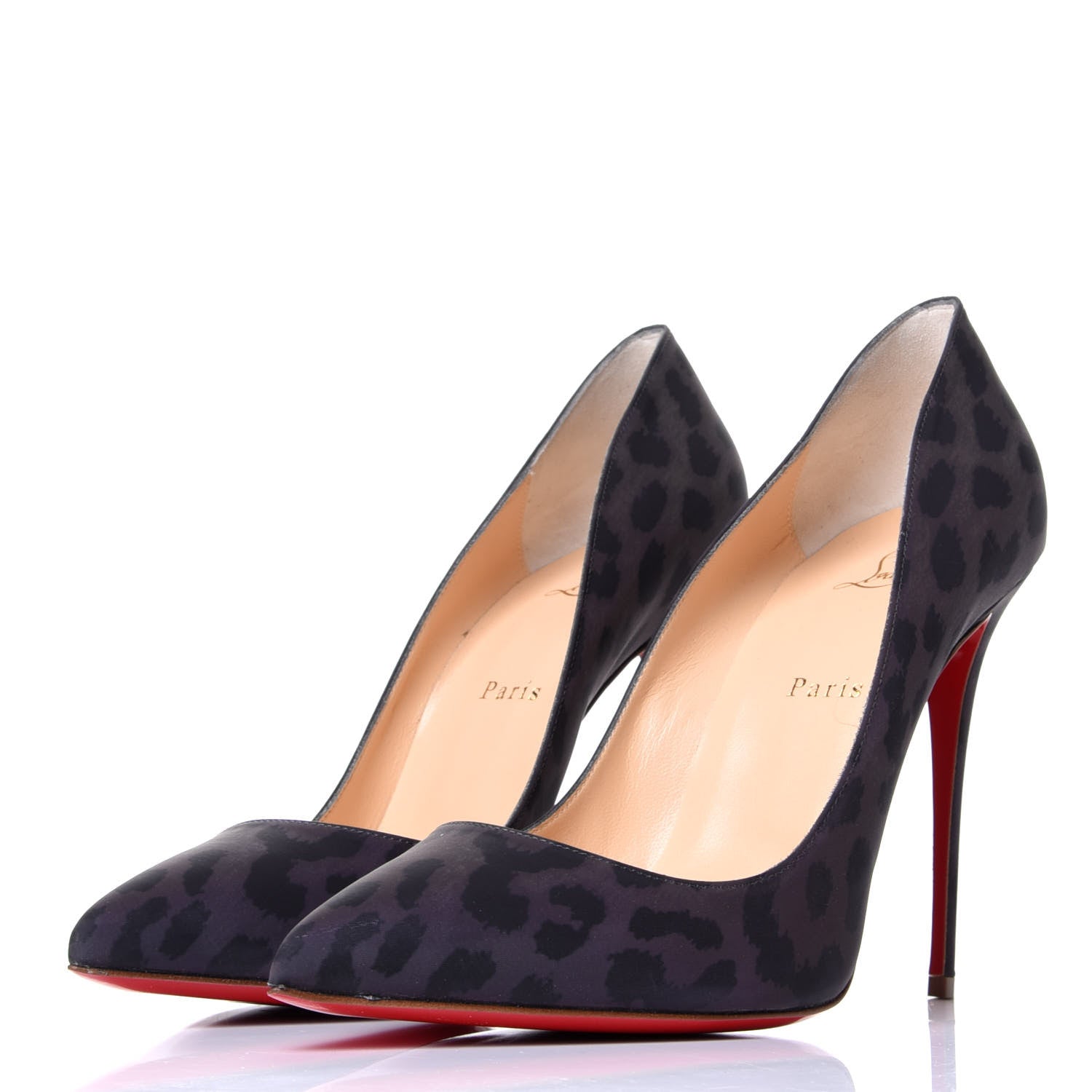 Christian Louboutin Nylon Reflex Leopard Pigalle Follies 100 Pumps 40.5 Multi 3 of 10