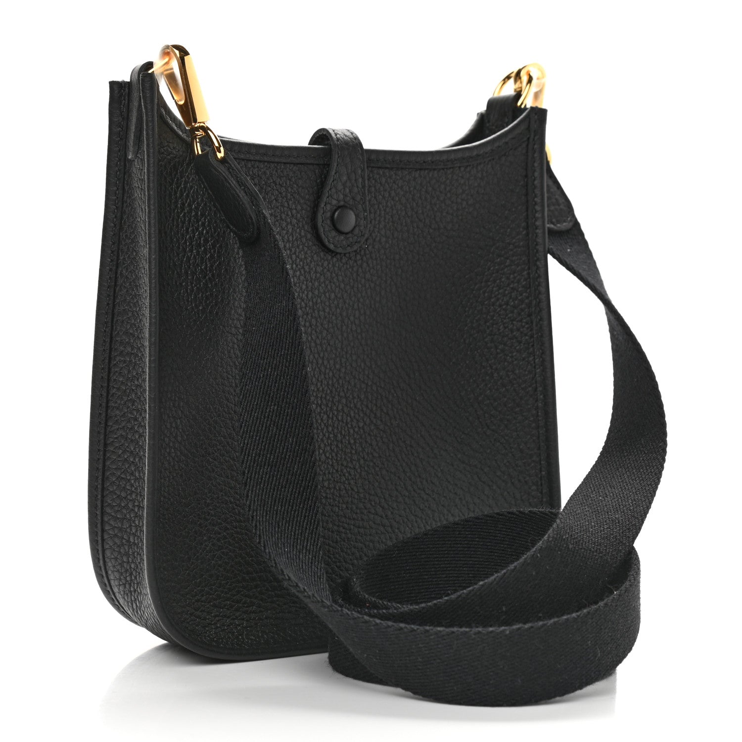 Hermes Taurillon Clemence Evelyne TPM Black 3 of 9