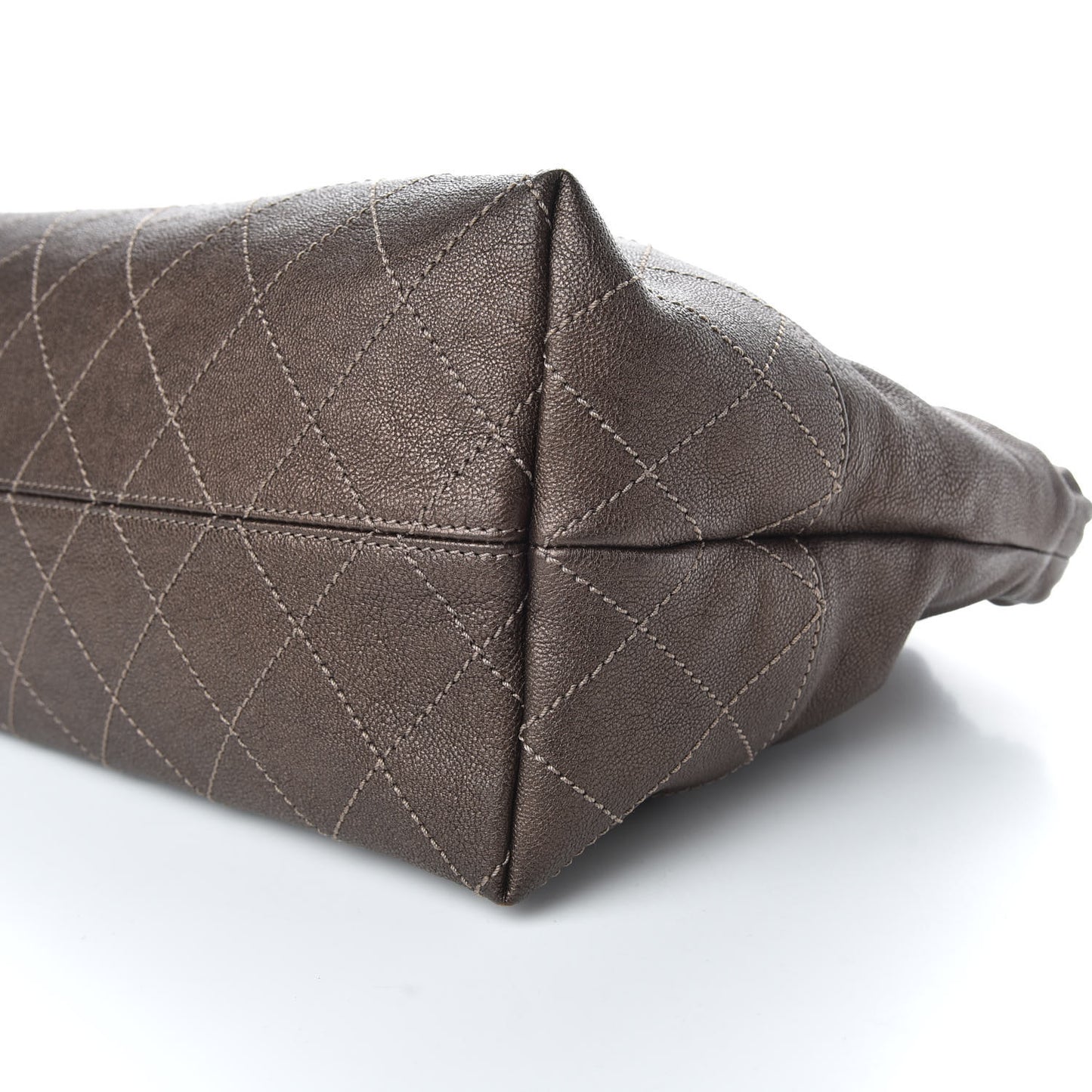 Metallic Calfskin Baby Coco Cabas Bronze