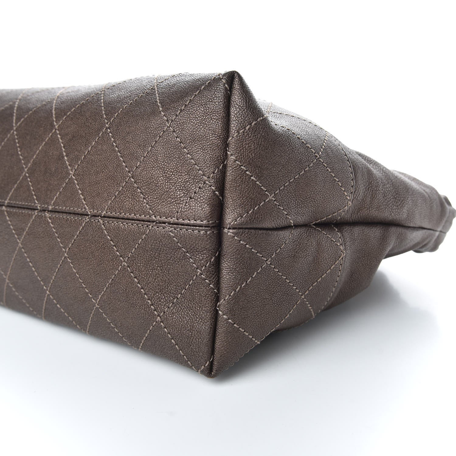 Chanel Metallic Calfskin Baby Coco Cabas Bronze 9 of 10