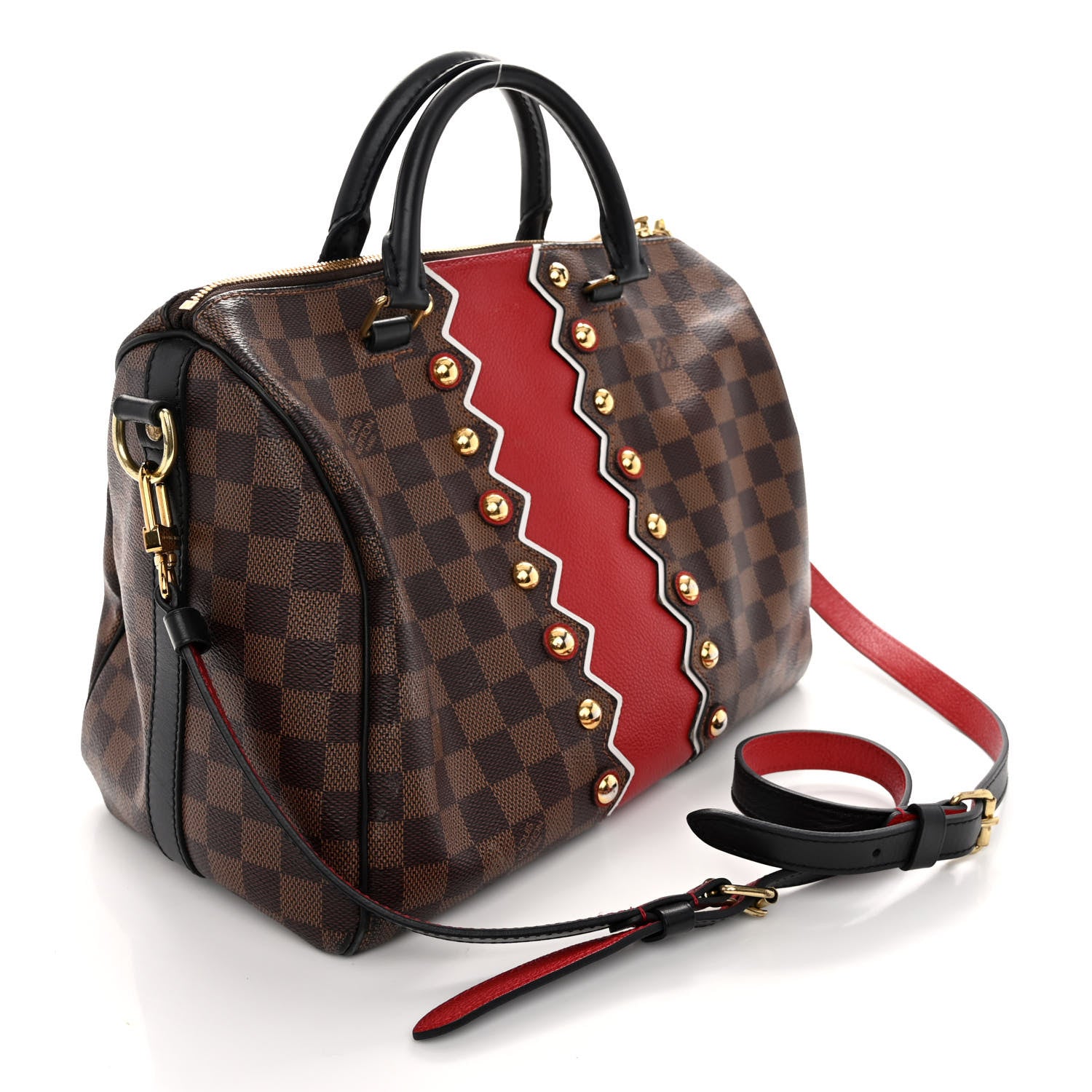 Louis Vuitton Damier Ebene Karakoram Speedy Bandouliere 30 3 of 16