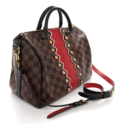 Louis Vuitton Damier Ebene Karakoram Speedy Bandouliere 30 3 of 16