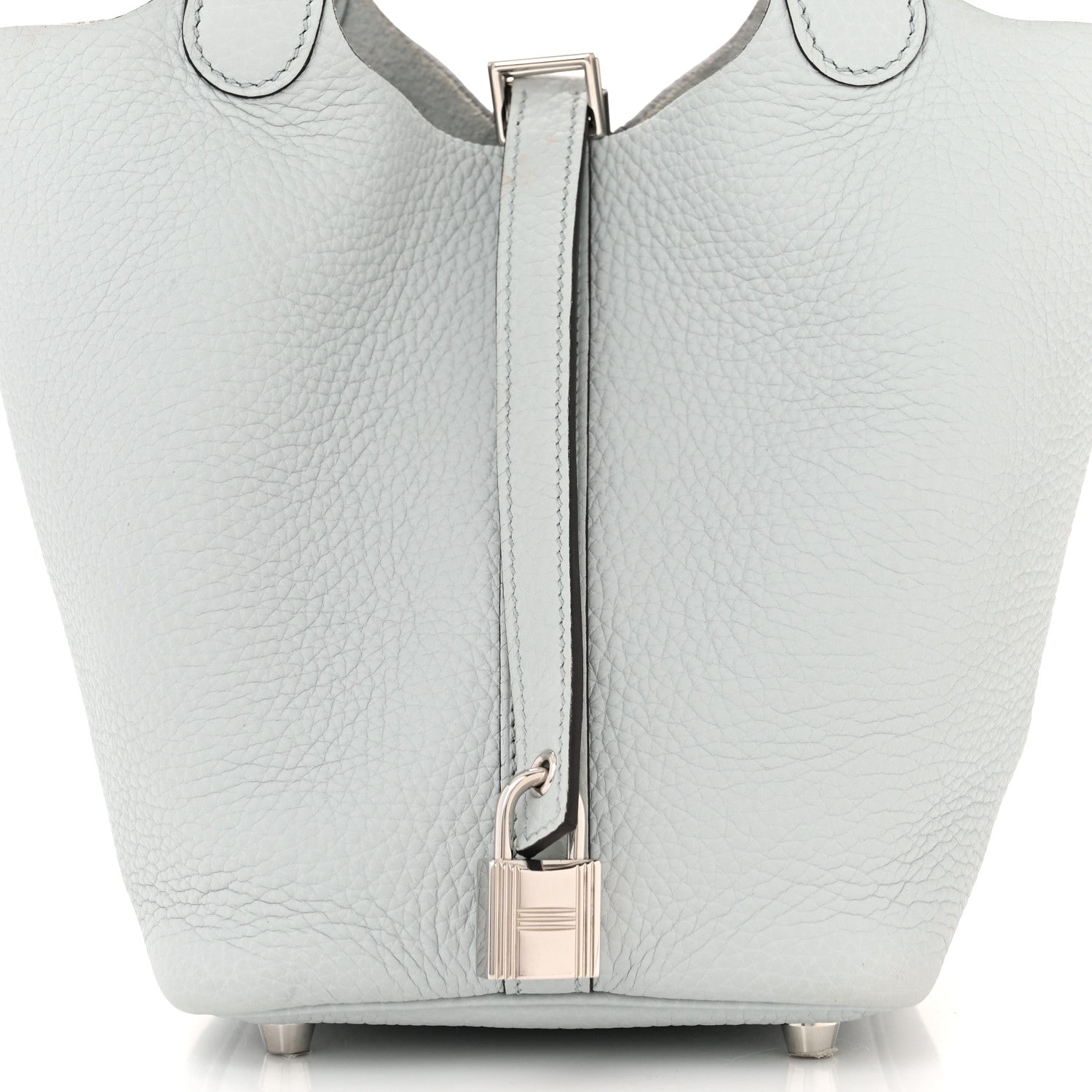 Hermes Taurillon Clemence Picotin Lock 18 PM Bleu Pale 8 of 10