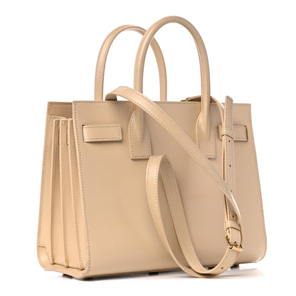 Saint Laurent Calfskin Baby Sac de Jour Dark Beige 4 of 24