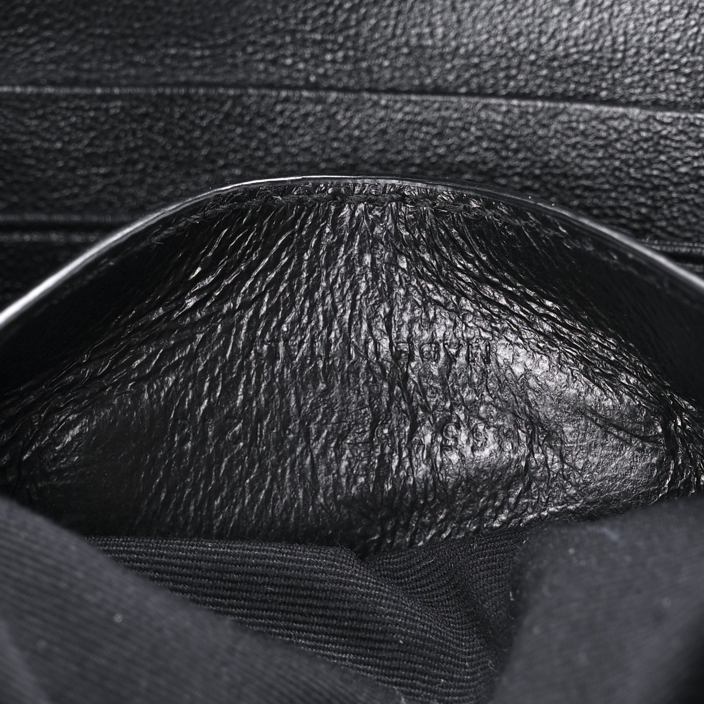 Lambskin Matelasse Vicky Monogram Belt Bag Black
