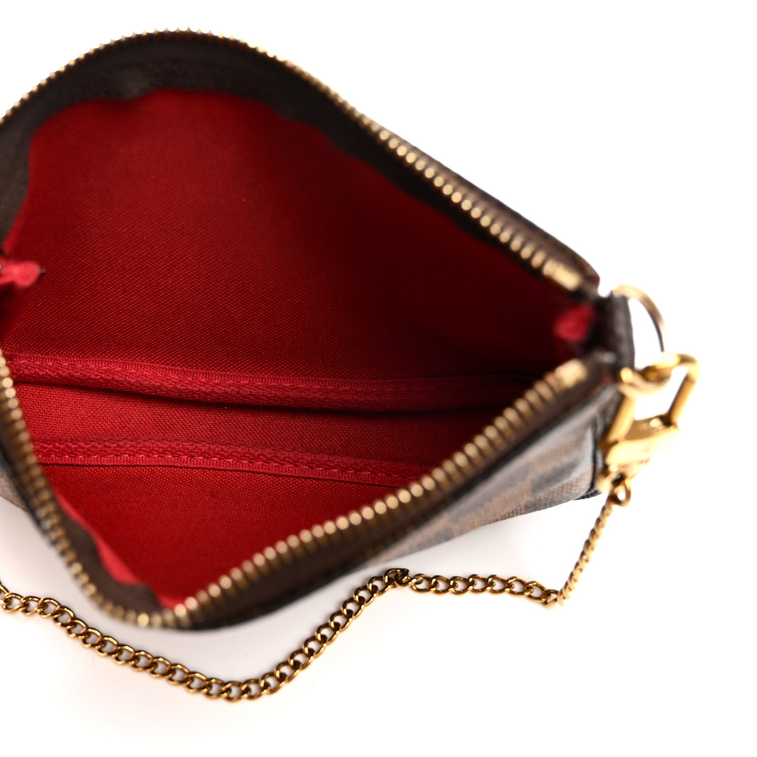Louis Vuitton Damier Ebene Mini Pochette Accessories 5 of 8