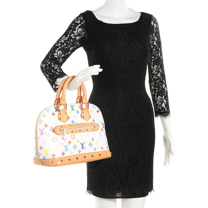 Louis Vuitton Monogram Multicolor Alma White 2 of 7