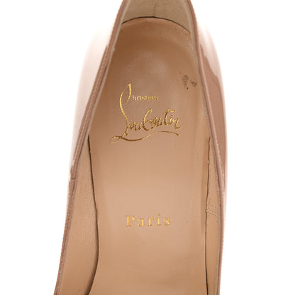 Christian Louboutin Patent So Kate 120 Pumps 38 Nude 7 of 7