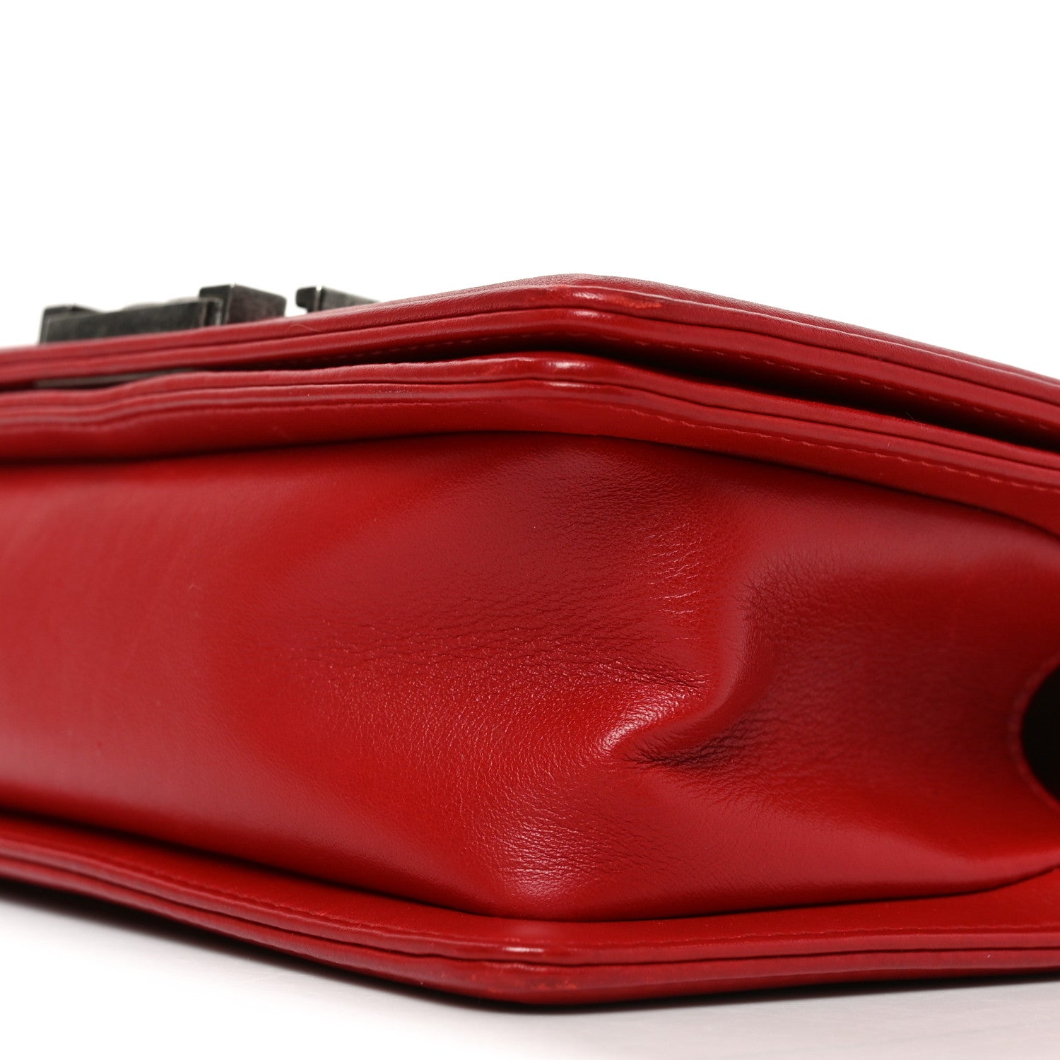 Chanel Lambskin Quilted Small Boy Flap Red 10 of 10