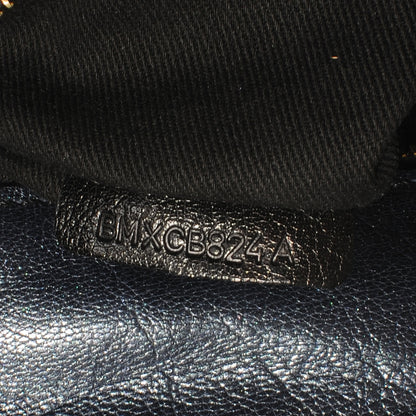Valentino Garavani Leather Large Histoire Metallic 7 of 9