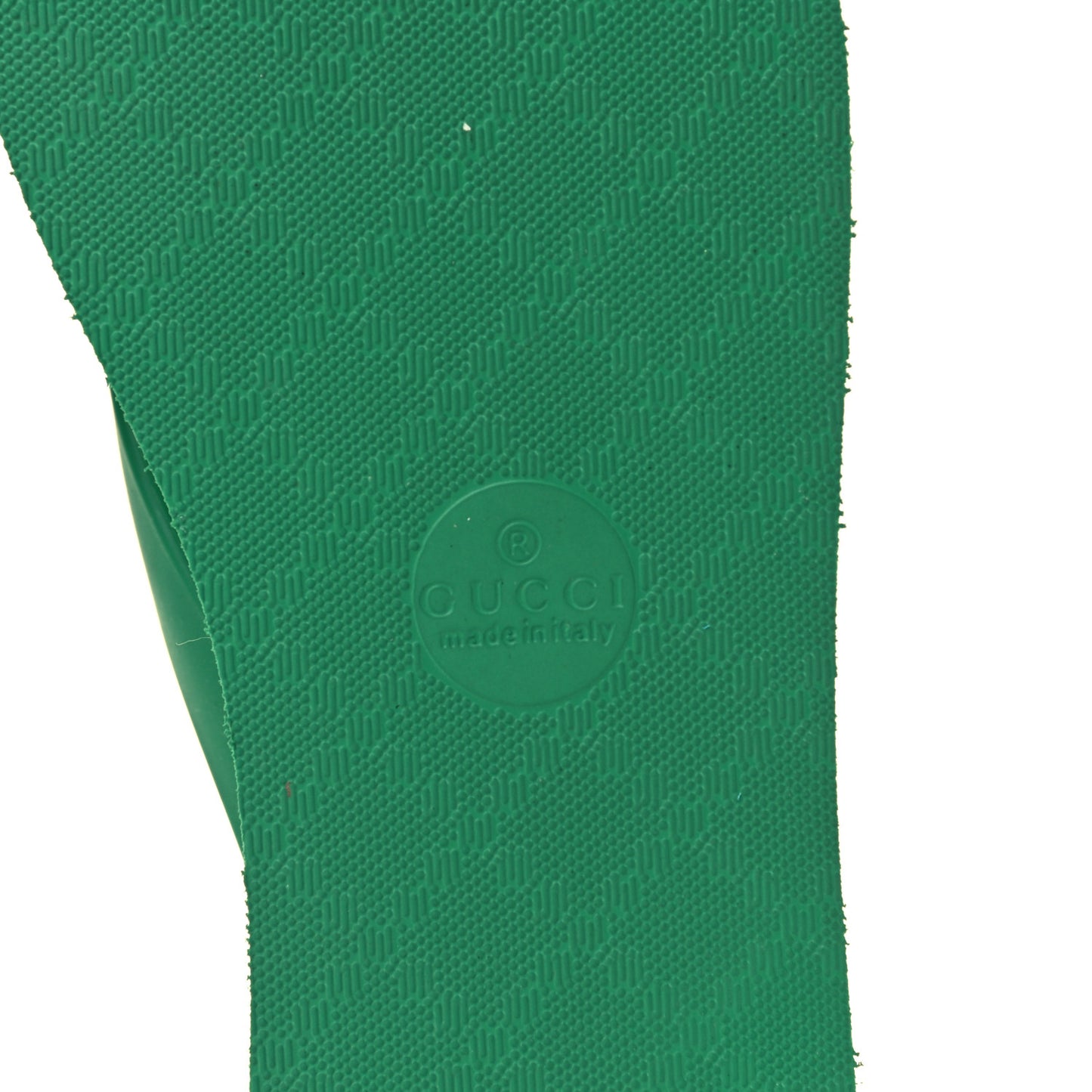 Rubber Chevron Womens GG Thong Sandals 37 New Shamarock