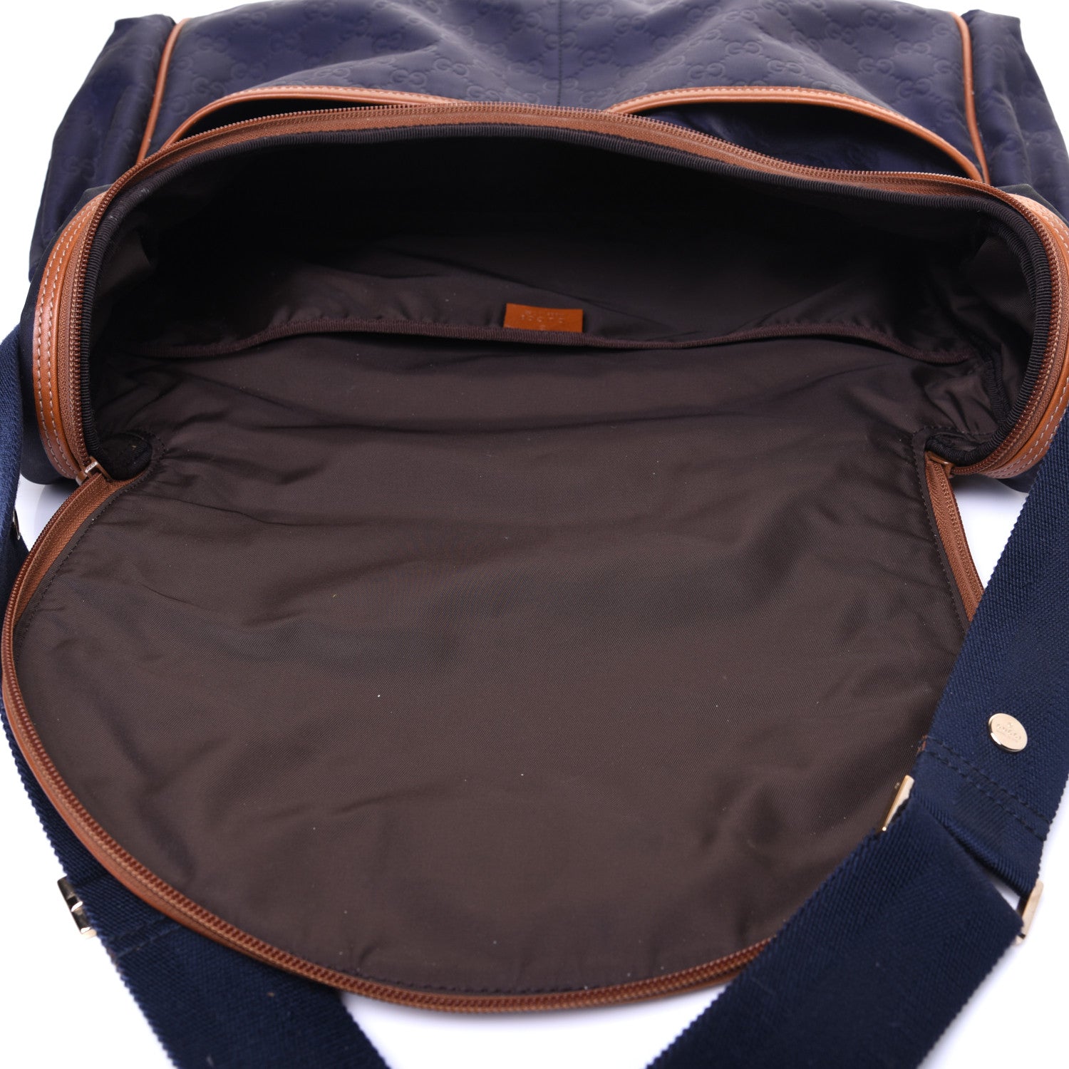 Gucci Nylon Monogram Light Diaper Bag Blue 11 of 14