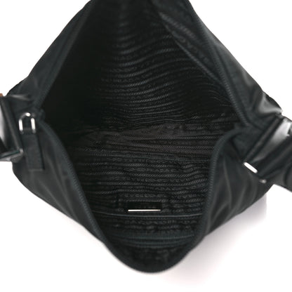 Prada Tessuto Nylon Messenger Bag Black 5 of 9