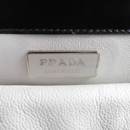 Prada Velluto Rose Print Frame Bag Black 9 of 11