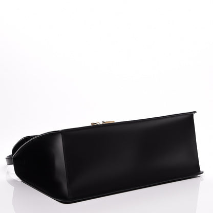 Gucci Calfskin Maxi Sylvie Top Handle Bag Black 8 of 8