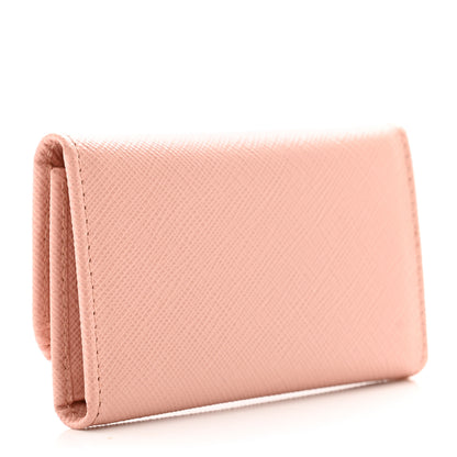 Prada Saffiano Fiocco 6 Key Holder Peonia 3 of 7