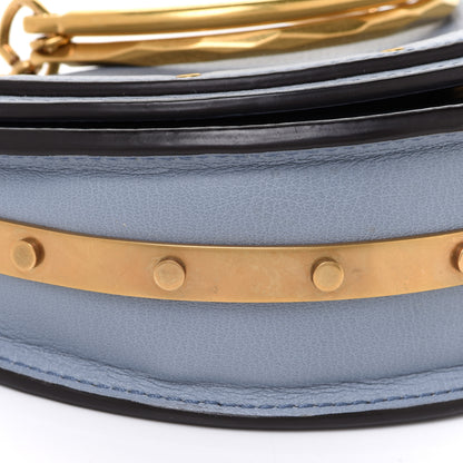 Chloe Calfskin Small Nile Bracelet Minaudiere Bag Washed Blue 11 of 12