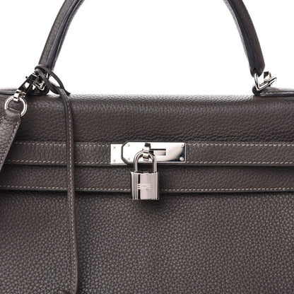 Hermes Togo Kelly Retourne 35 Graphite 13 of 14