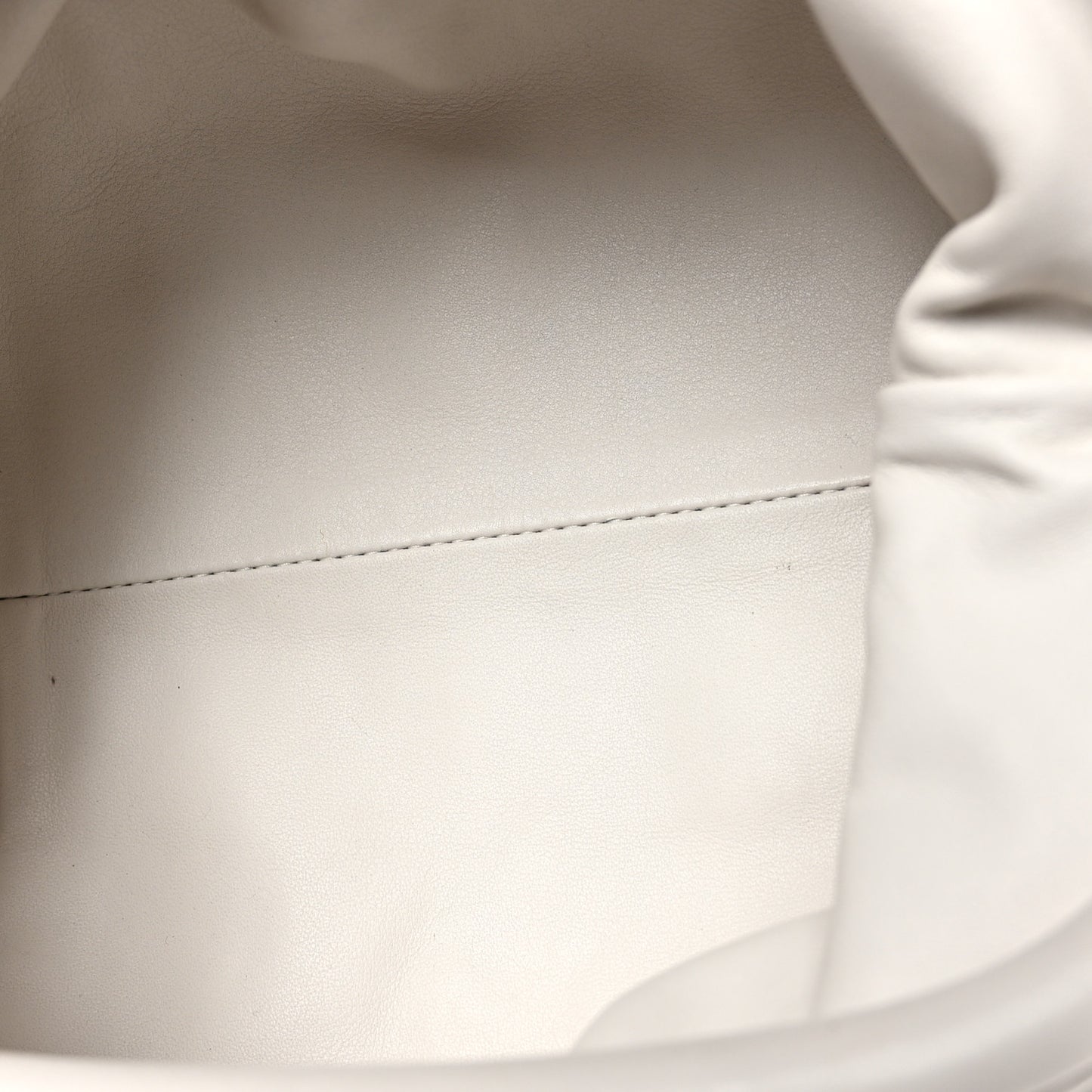 Butter Calfskin The Mini Pouch Chalk