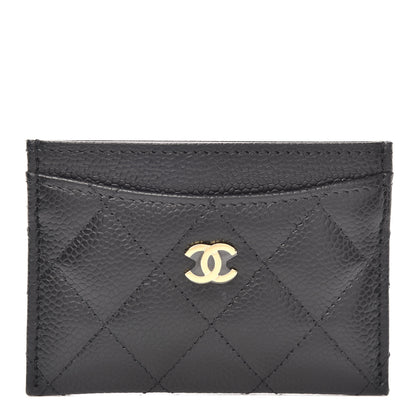 Chanel Caviar Quilted Card Holder Black 1 of 8