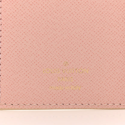 Louis Vuitton Damier Azur Victorine Wallet Rose Ballerine 6 of 8