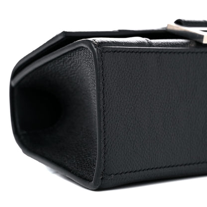 Balenciaga Grained Calfskin Hourglass Top Handle Bag XS Black 8 of 11