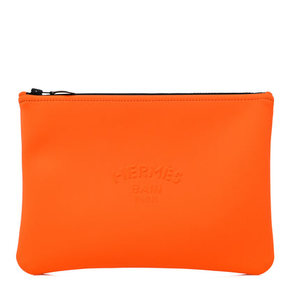 Hermes Neoprene Neobain Medium Case Orange 1 of 8
