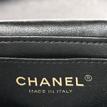 Chanel Lambskin Quilted Trendy Vanity Case Black 6 of 9