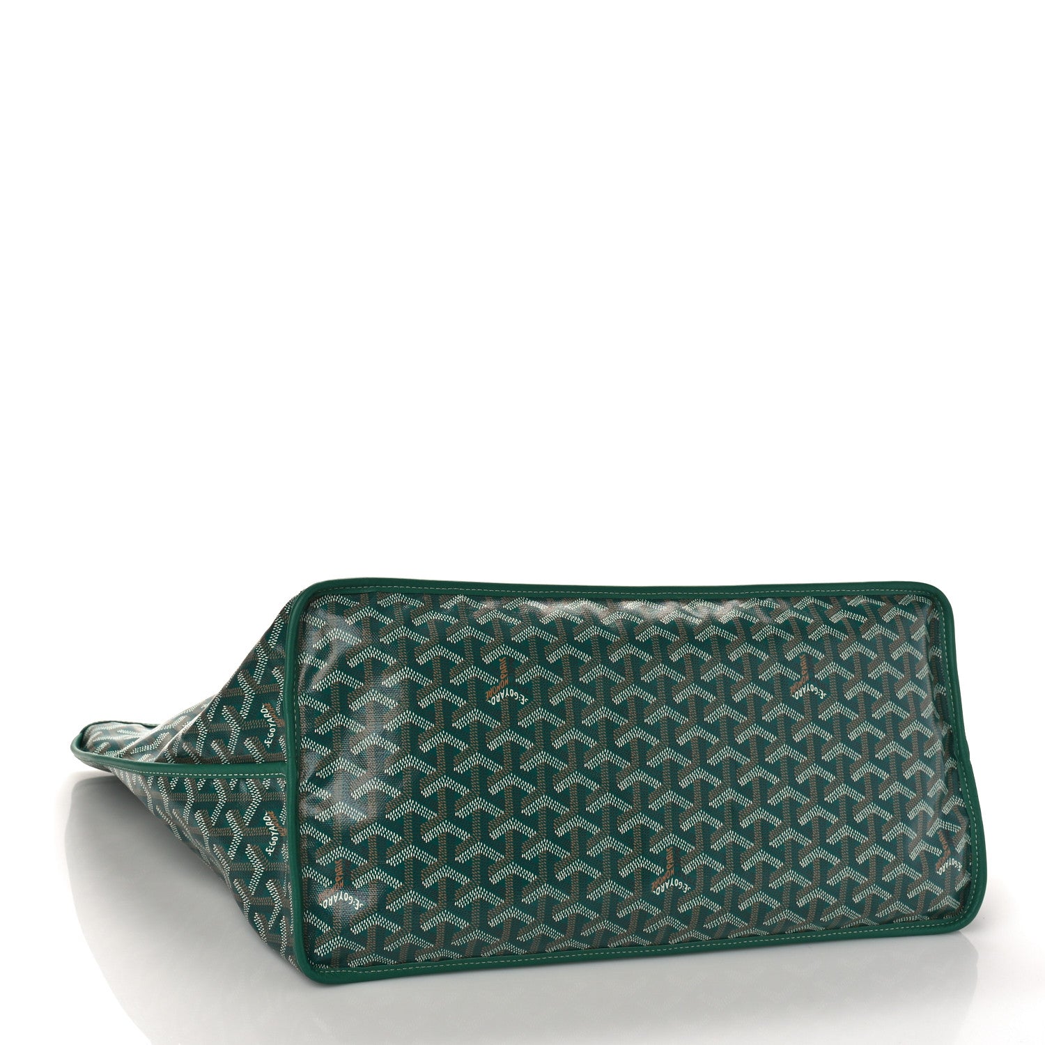 Goyard Goyardine Reversible Anjou GM Green 5 of 9