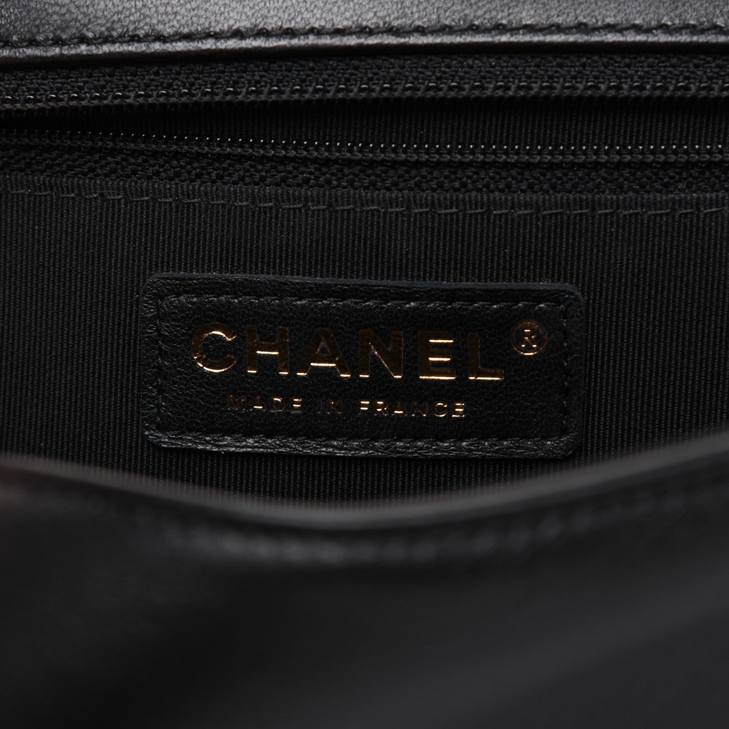 Chanel Lambskin Chevron Quilted Flap Black 8 of 21