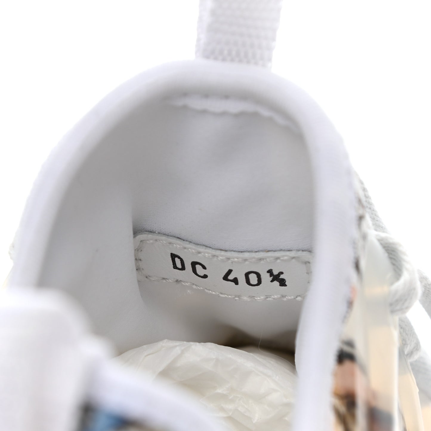 Neoprene Rubber Champetre Print Womens D-Connect Sneakers 40.5 White Multicolor