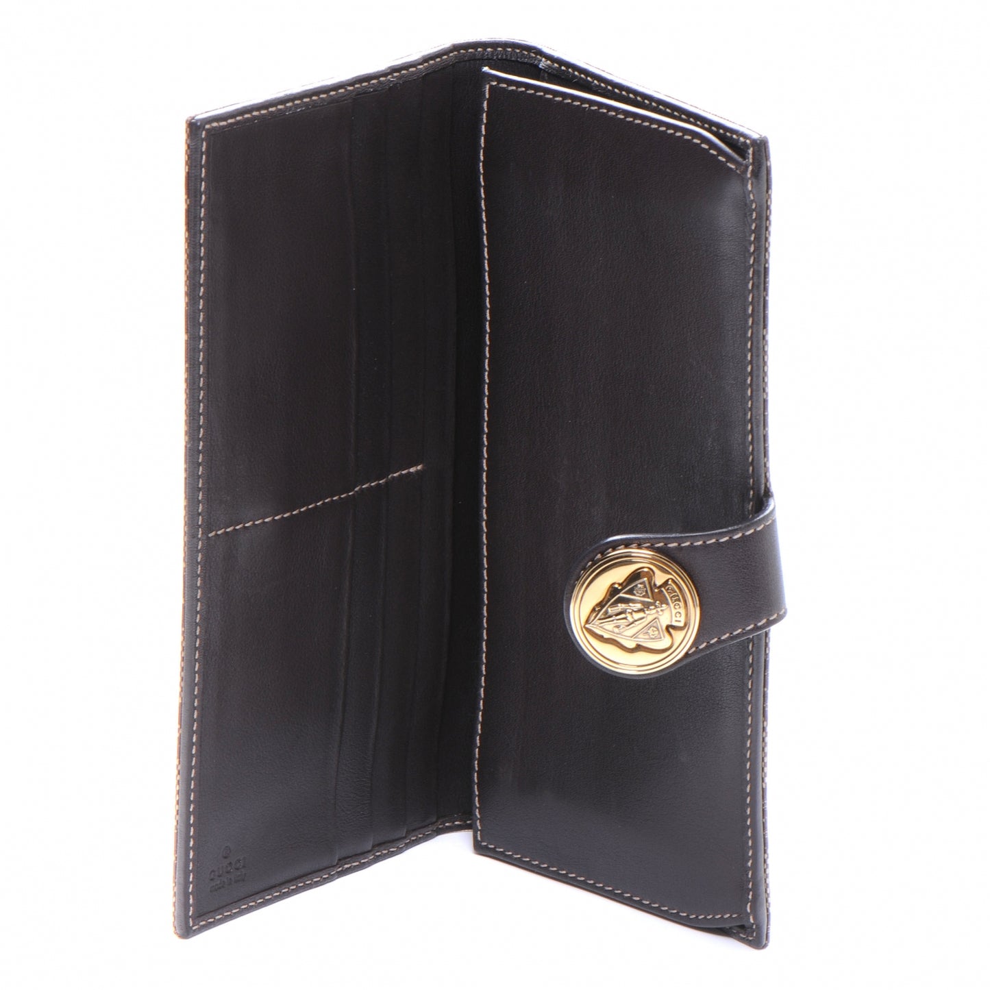Crystal Monogram Hysteria Continental Wallet Brown