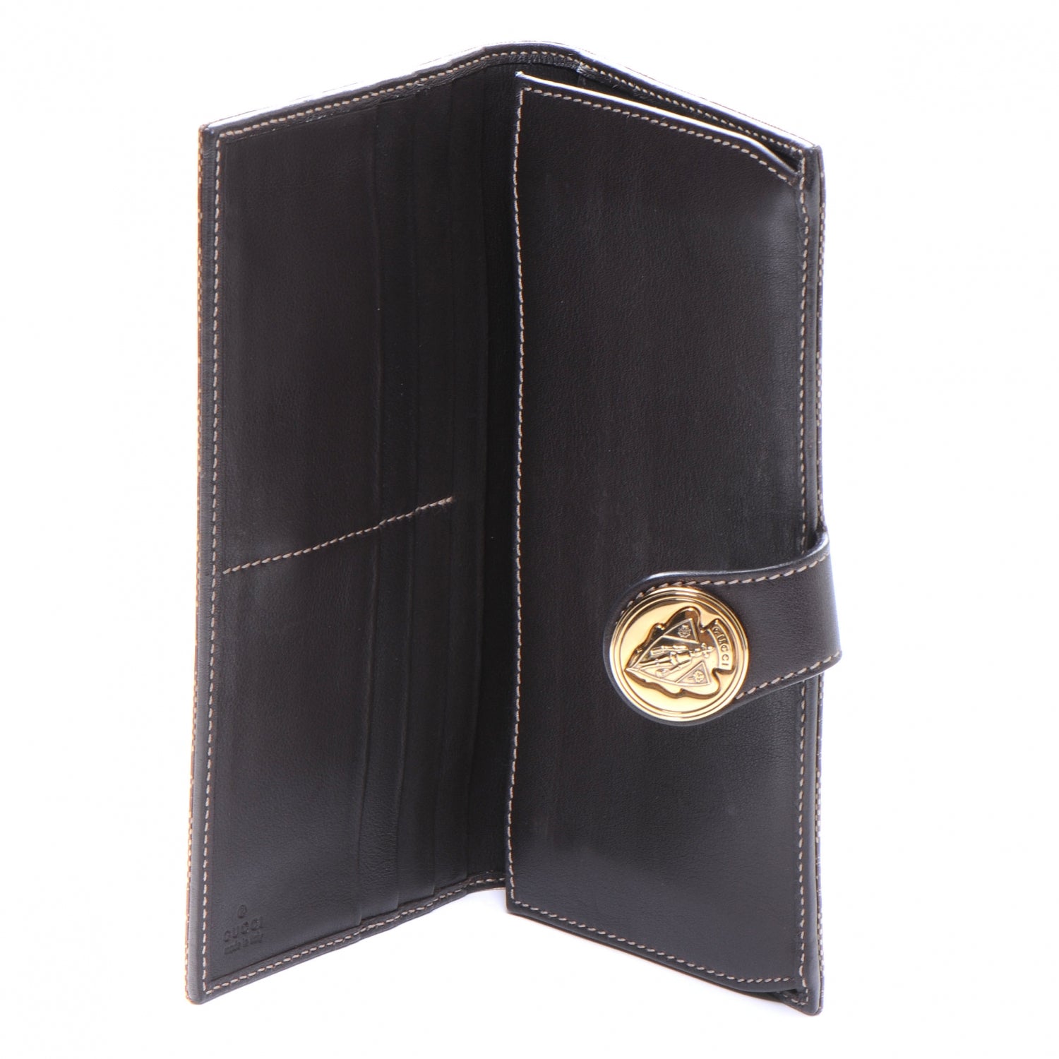 Gucci Crystal Monogram Hysteria Continental Wallet Brown 5 of 9
